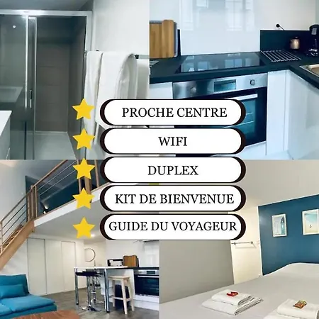 Boulard Duplex Luxueux Quartier Cathédrale Appartamento
