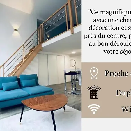 Appartamento Boulard Duplex Luxueux Quartier Cathédrale Reims